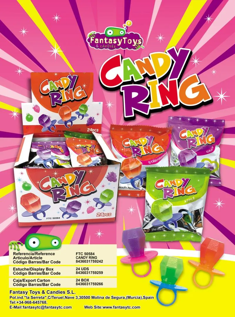 Ficha del producto Candy Ring, referencia FTC 50584