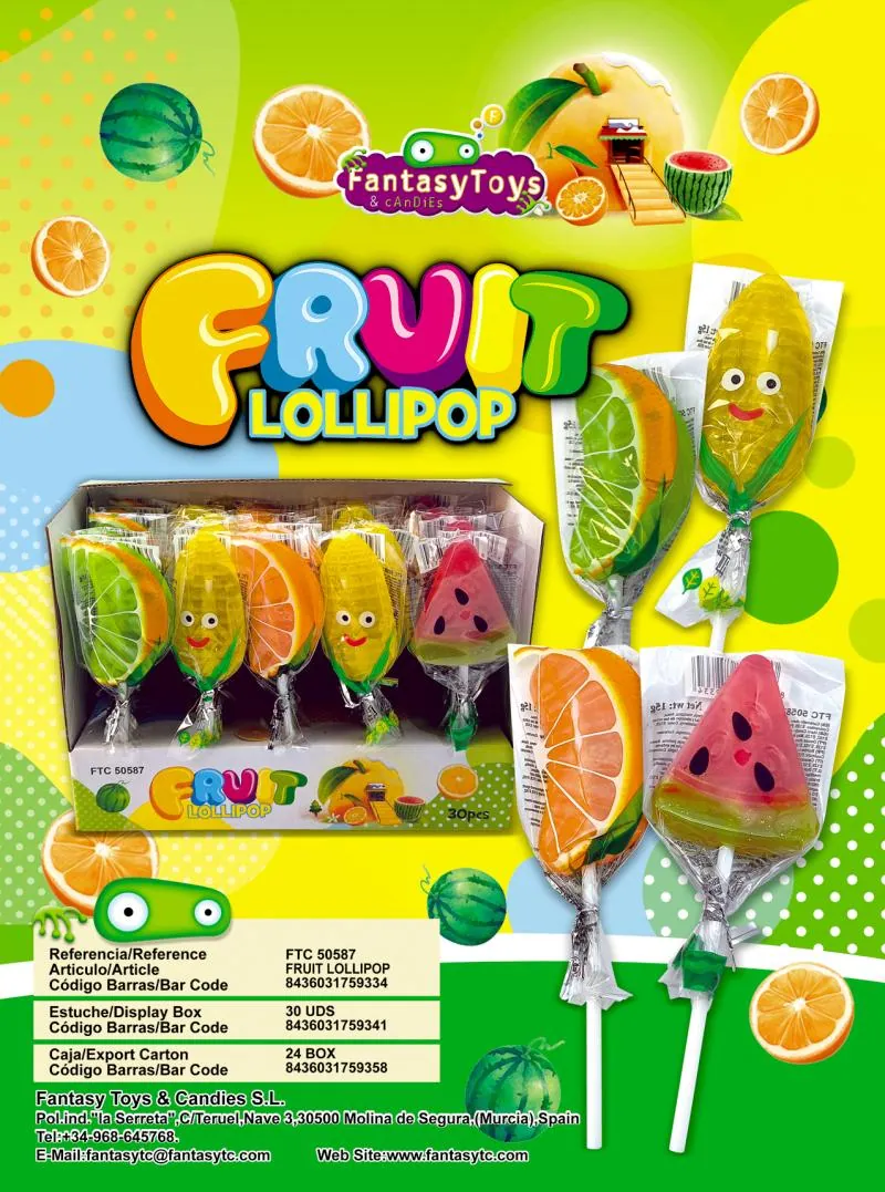 Ficha del producto Fruit Lollipop, referencia FTC 50587