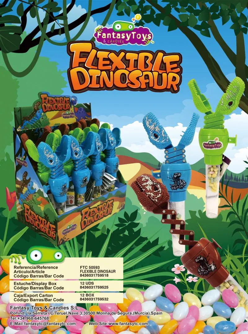 Ficha del producto Flexible Dinosaur, referencia FTC 50593
