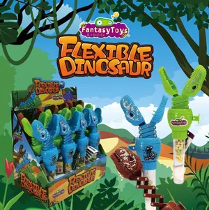 Flexible Dinosaur, dinosaurio de Fantasy Toys & Candies