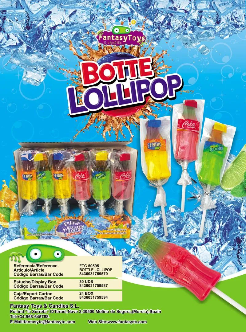 Ficha del producto Bottle Lollipop, referencia FTC 50595