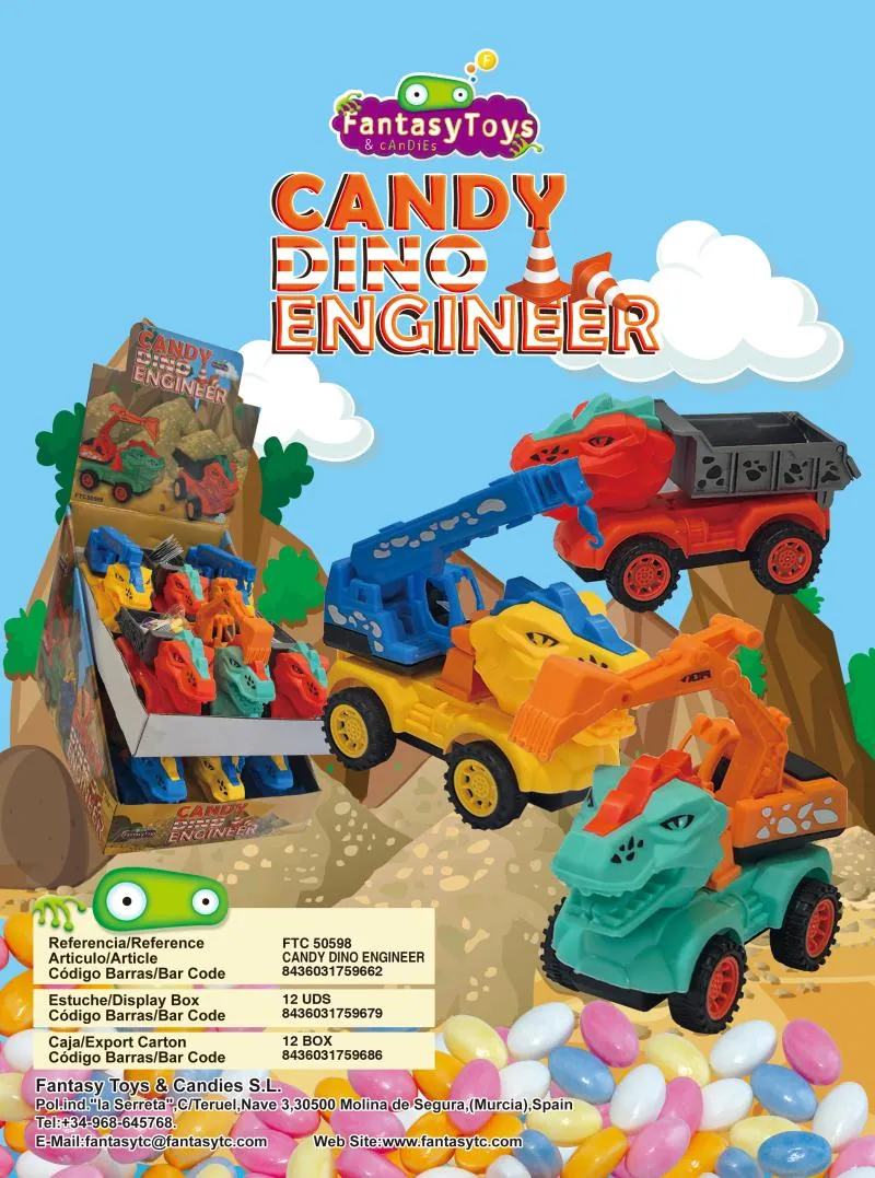 Ficha del producto Candy Dino Engineer, referencia FTC 50598