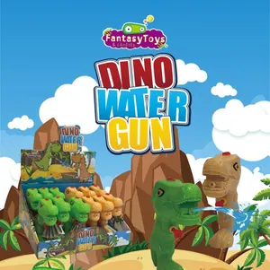Dino Water Gun, pistola de agua de Fantasy Toys & Candies