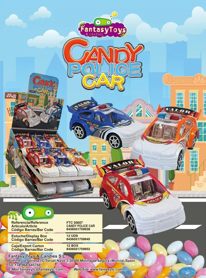 Ficha del producto Candy Police Car, referencia FTC 50607