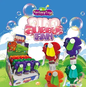Dino Bubble Fan, ventilador de pompas de Fantasy Toys & Candies