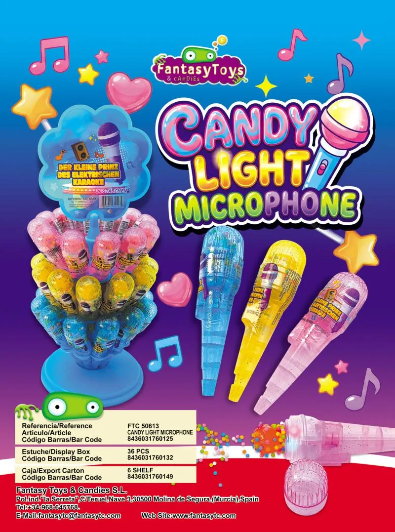 Ficha del producto Candy Light Microphone, referencia FTC 50613