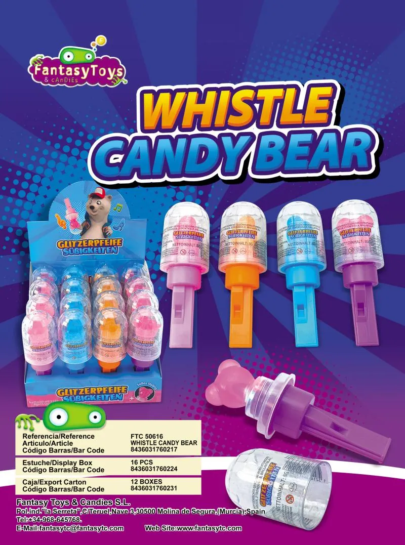 Ficha del producto Whistle Candy Bear, referencia FTC 50616