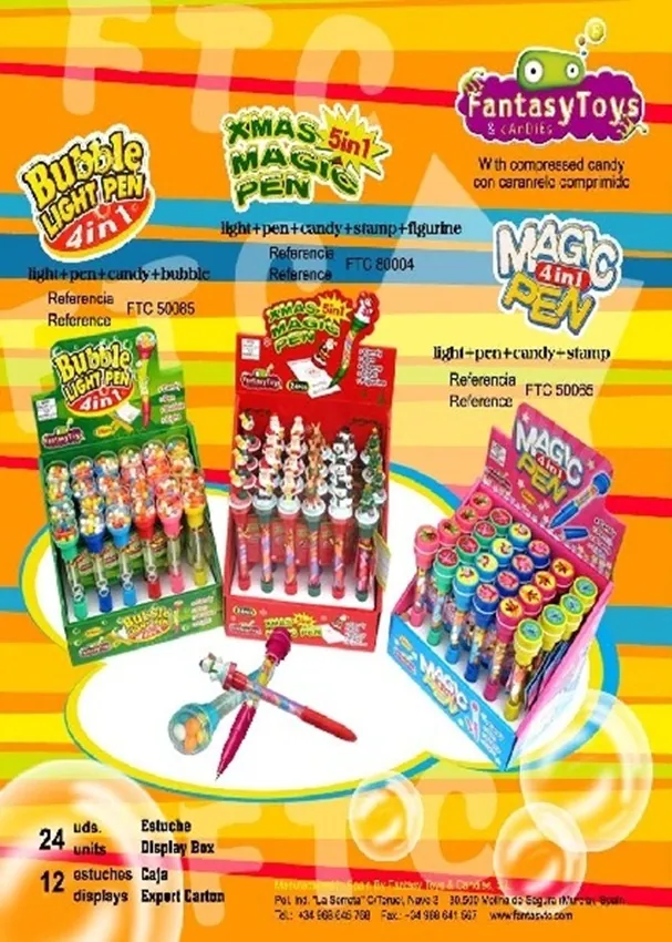 Ficha del producto Xmas Magic Pen 5 in 1, referencia FTC 80004