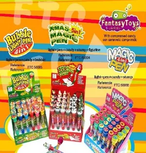 Xmas Magic Pen 5 in 1, bolígrafo de Fantasy Toys & Candies